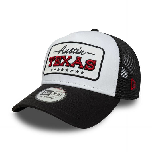 9Forty Aframe Trucker Location Patch - Black/White