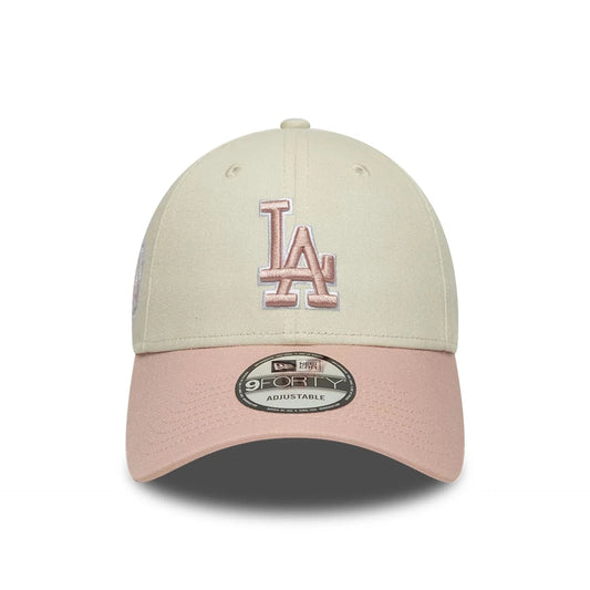 9Forty Ws Patch - Light cream/Pink