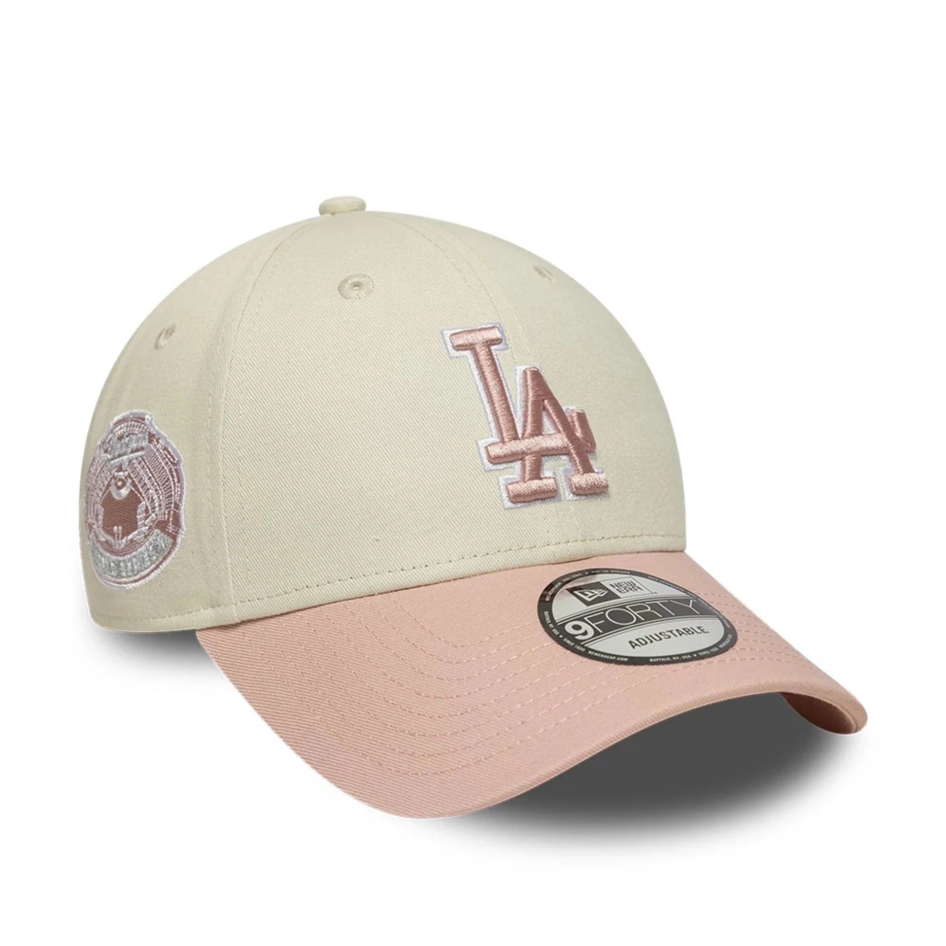 9Forty Ws Patch - Light cream/Pink