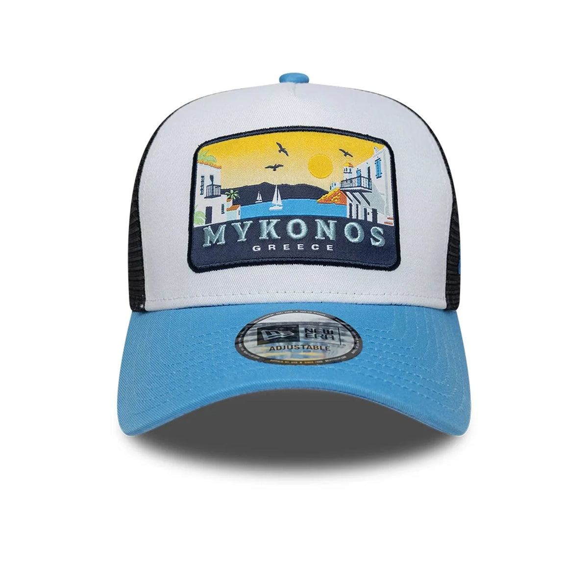 9Forty Location Patch Trucker - Blue/White/Black