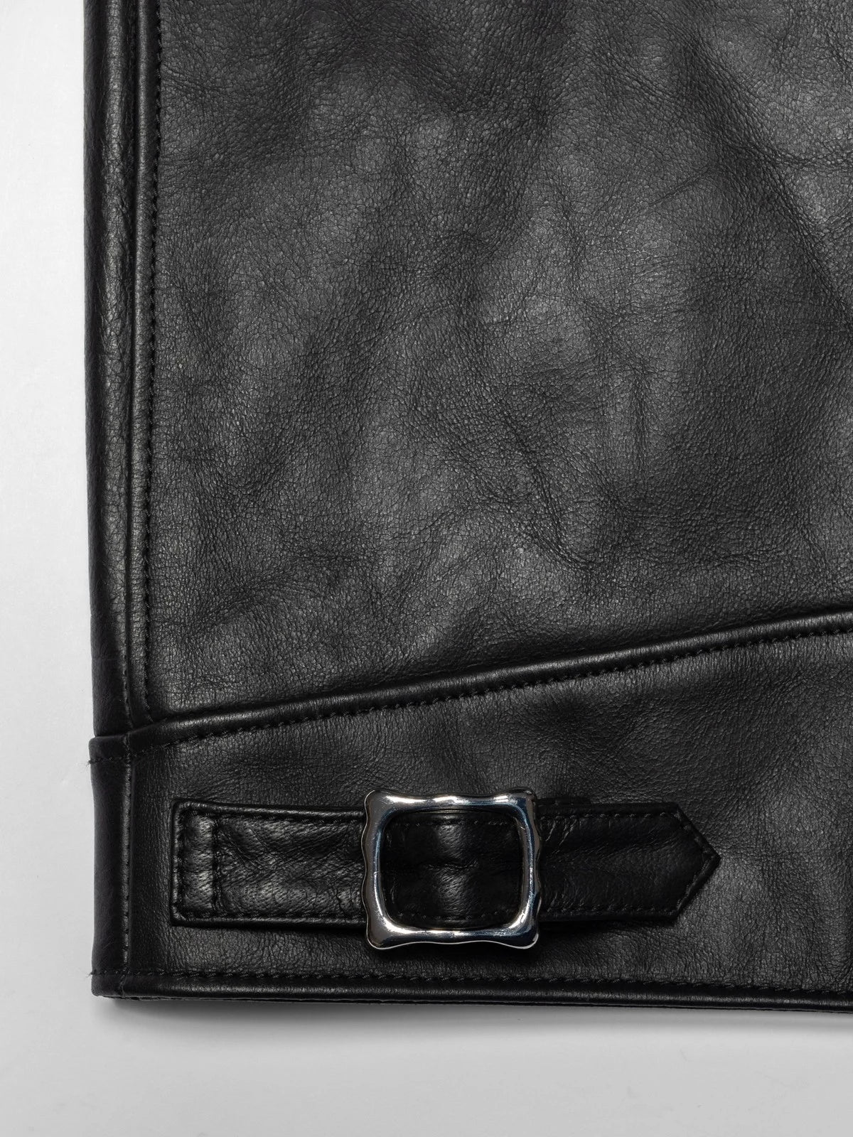 Eddy Rider Leather Jacket - Black