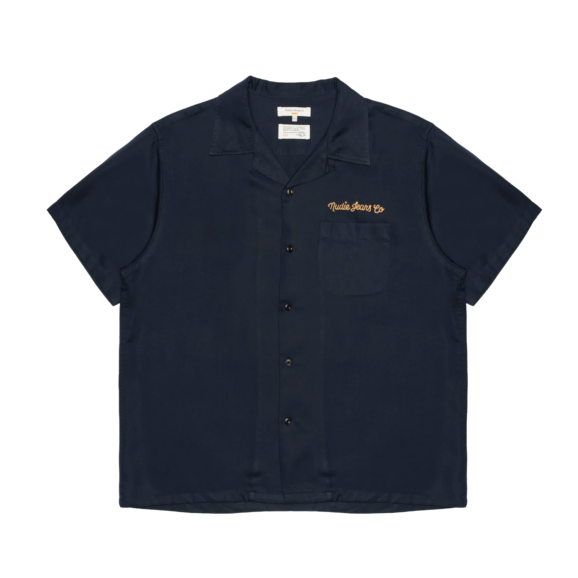 Arthur Bowling Shirt 8 Wonders - Navy