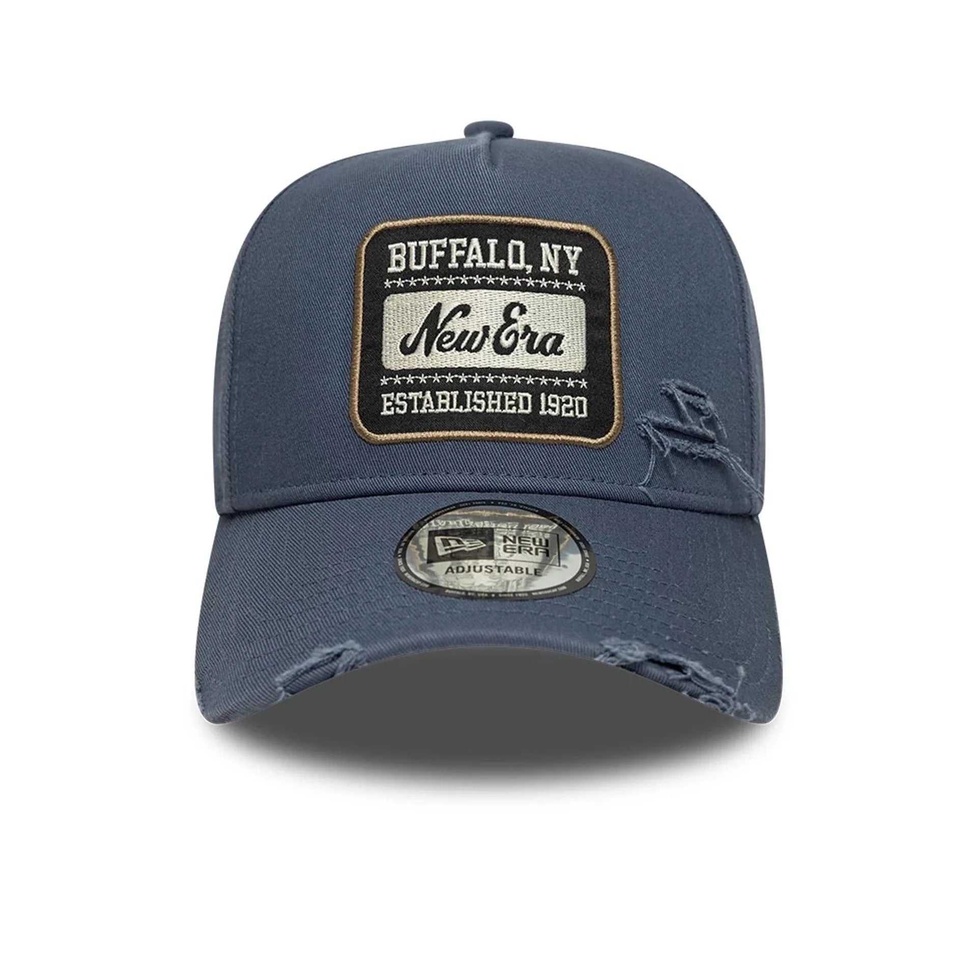 9Forty Aframe Washed New Era Patch - Dark Blue