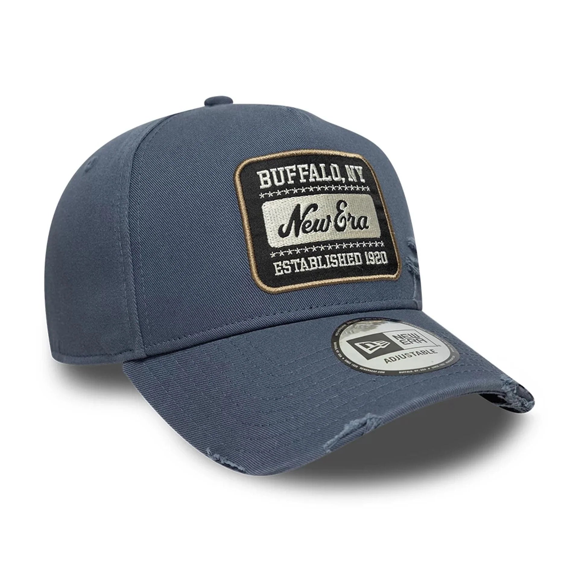 9Forty Aframe Washed New Era Patch - Dark Blue