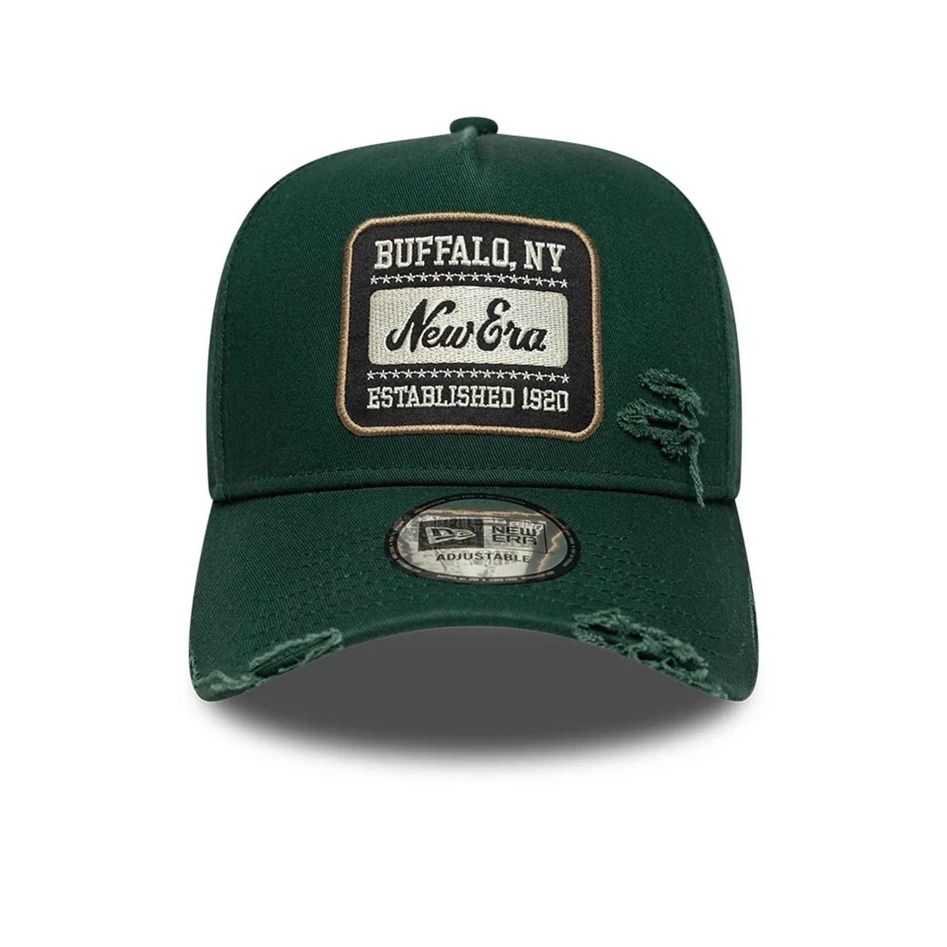 9Forty Aframe Washed New Era Patch - Dark Green