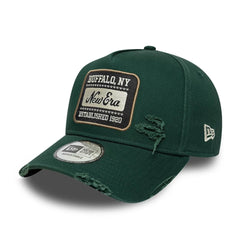9Forty Aframe Washed New Era Patch - Dark Green