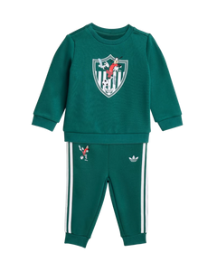 Kids Crew Set - Collegiate Green/White