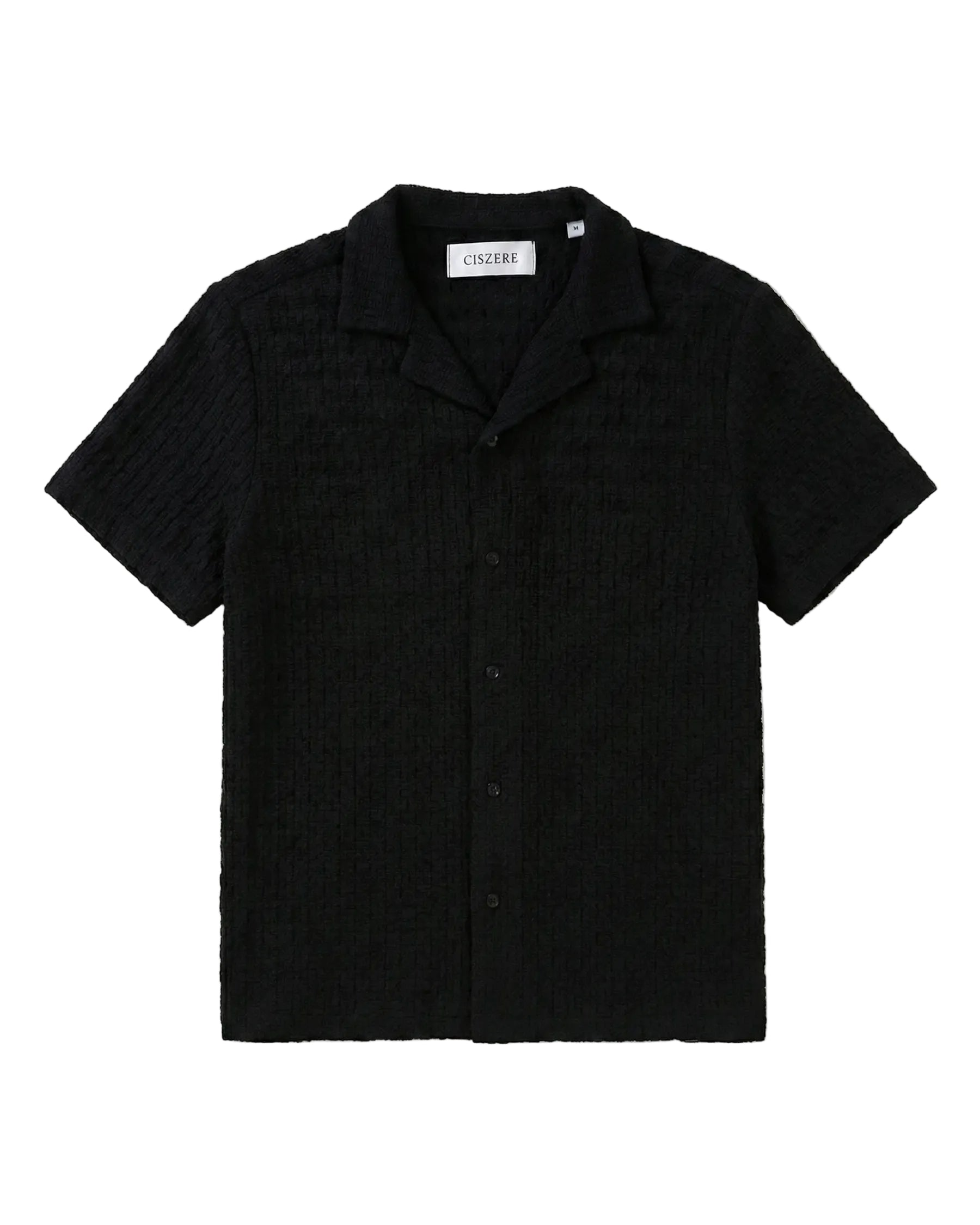 Ashen structured shirt - Black