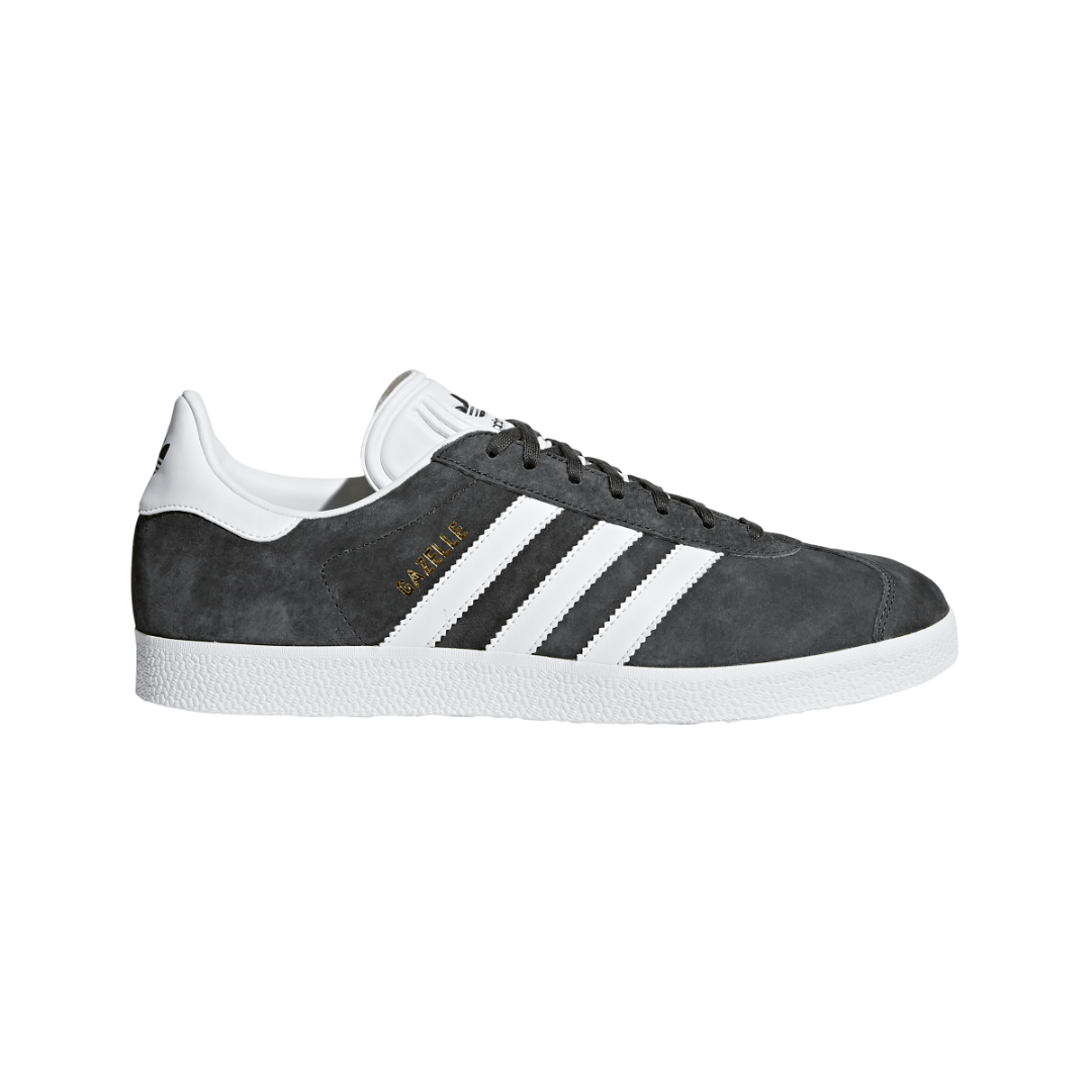 Gazelle - Dark Grey Heather/White/Gold Metallic