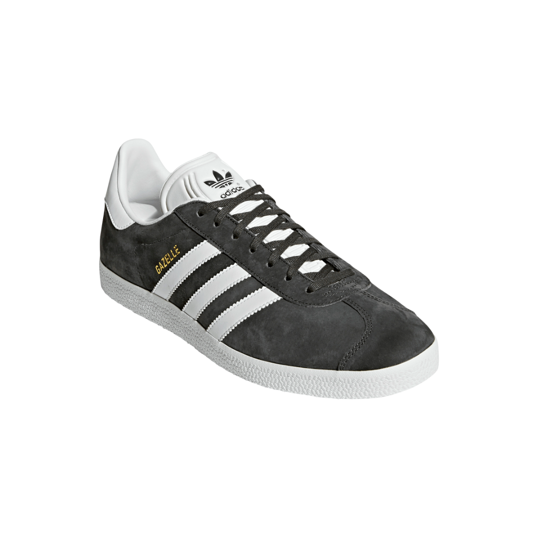 Gazelle - Dark Grey Heather/White/Gold Metallic