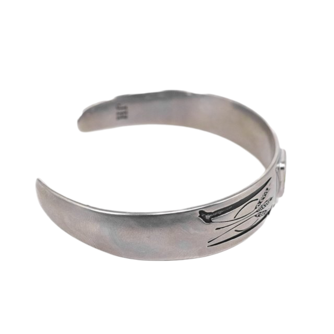 Heda Bangle - Vintage Silver