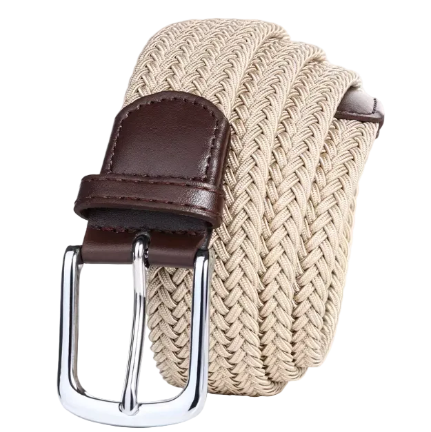 Braided belt - Beige