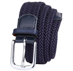 Braided belt - Navy