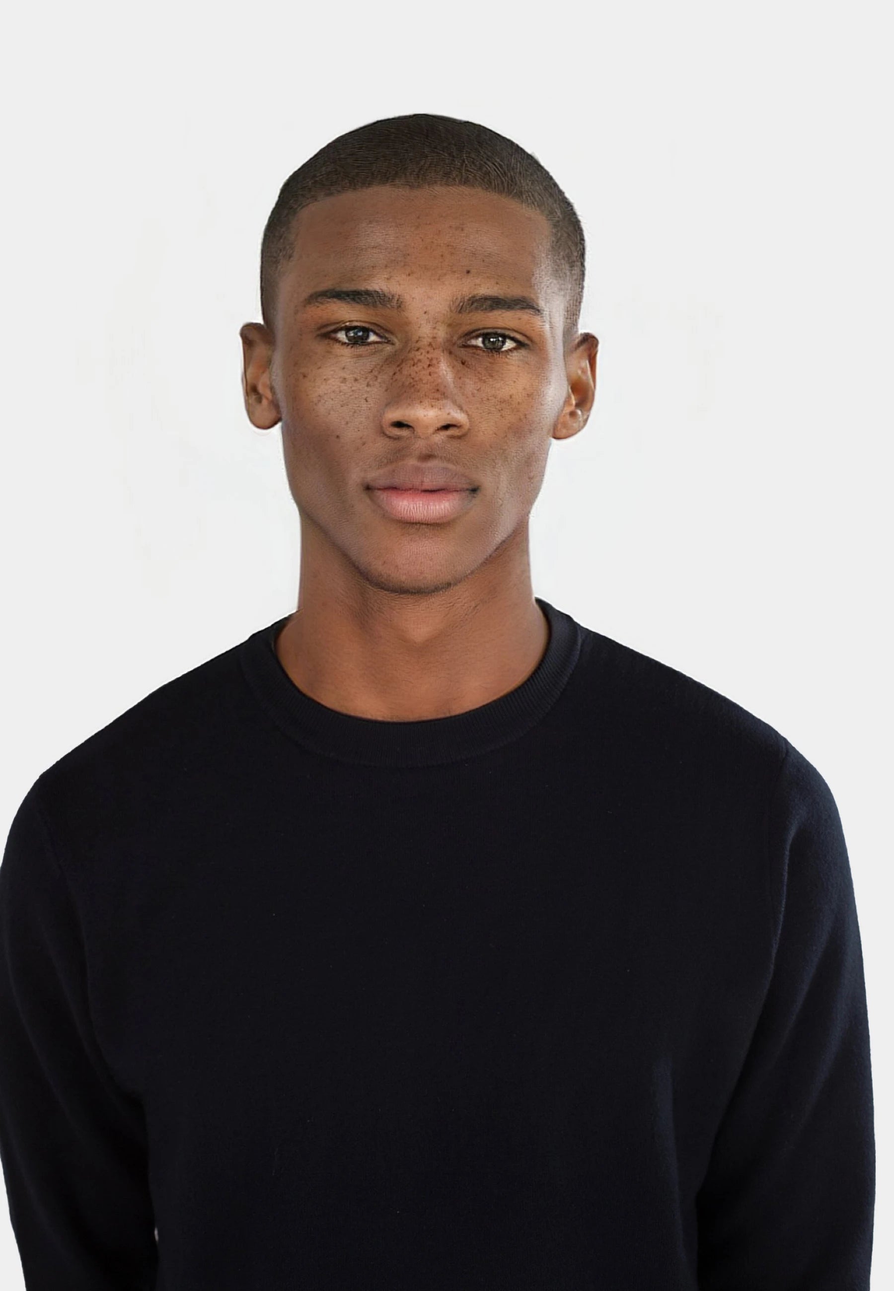 Clark knitted roundneck - Black