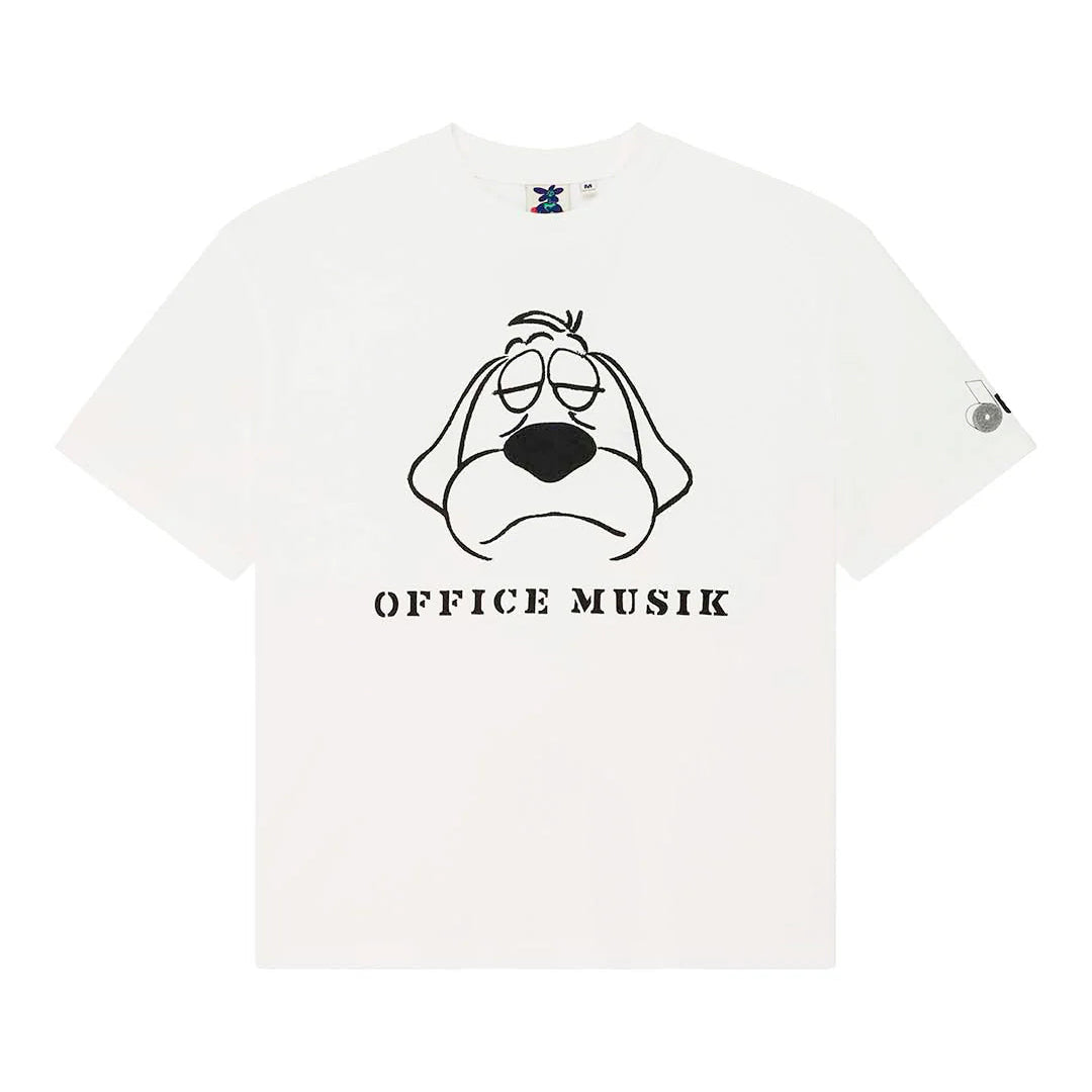 Office Musique Tee - Vintage White