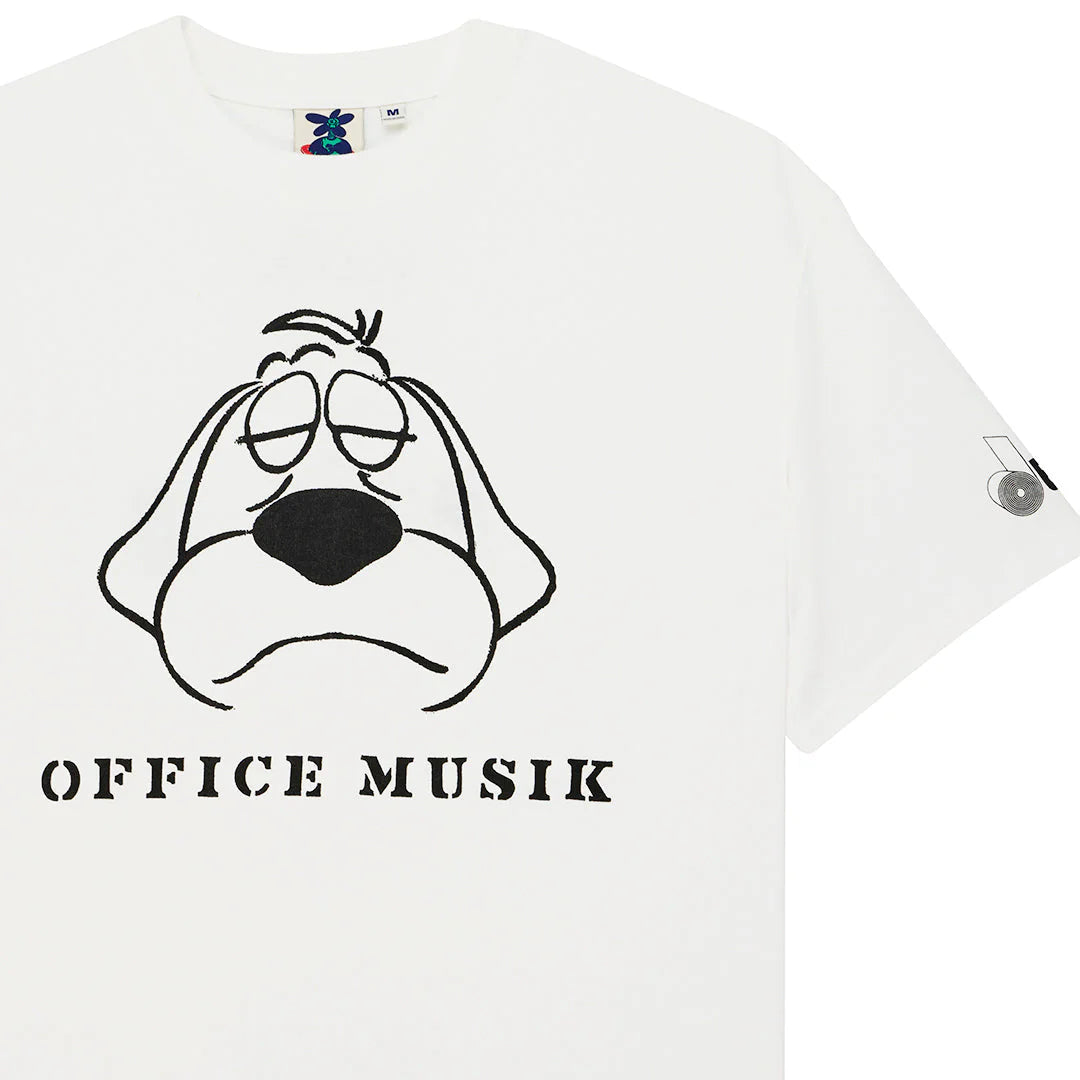 Office Musique Tee - Vintage White