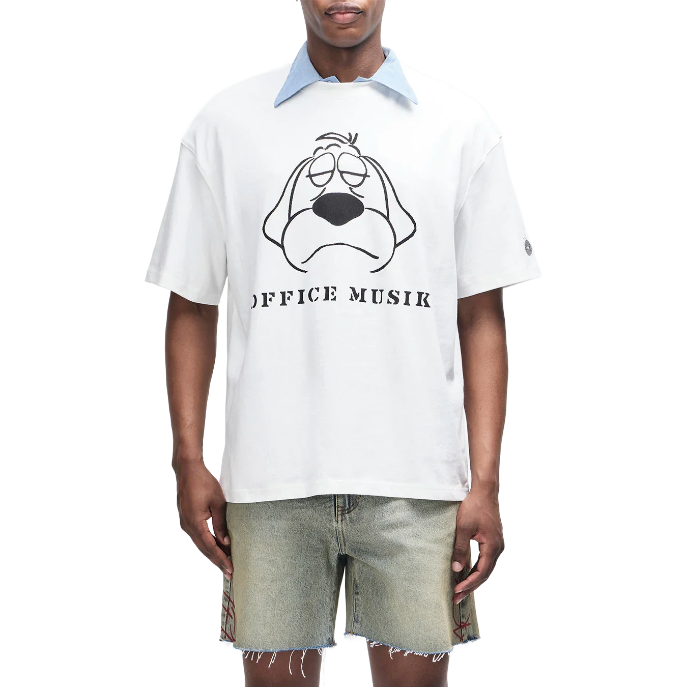 Office Musique Tee - Vintage White