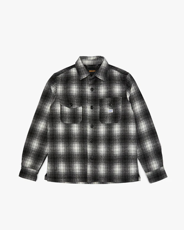 Marcus Check Shirt - Grey Plaid