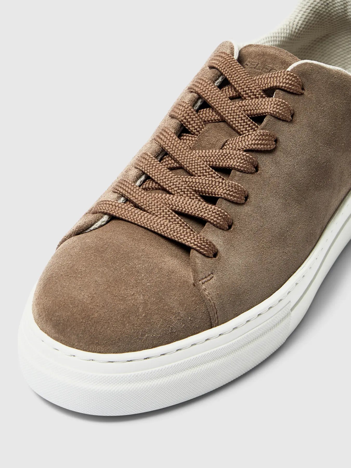 David Chunky Suede Sneaker - Almondine