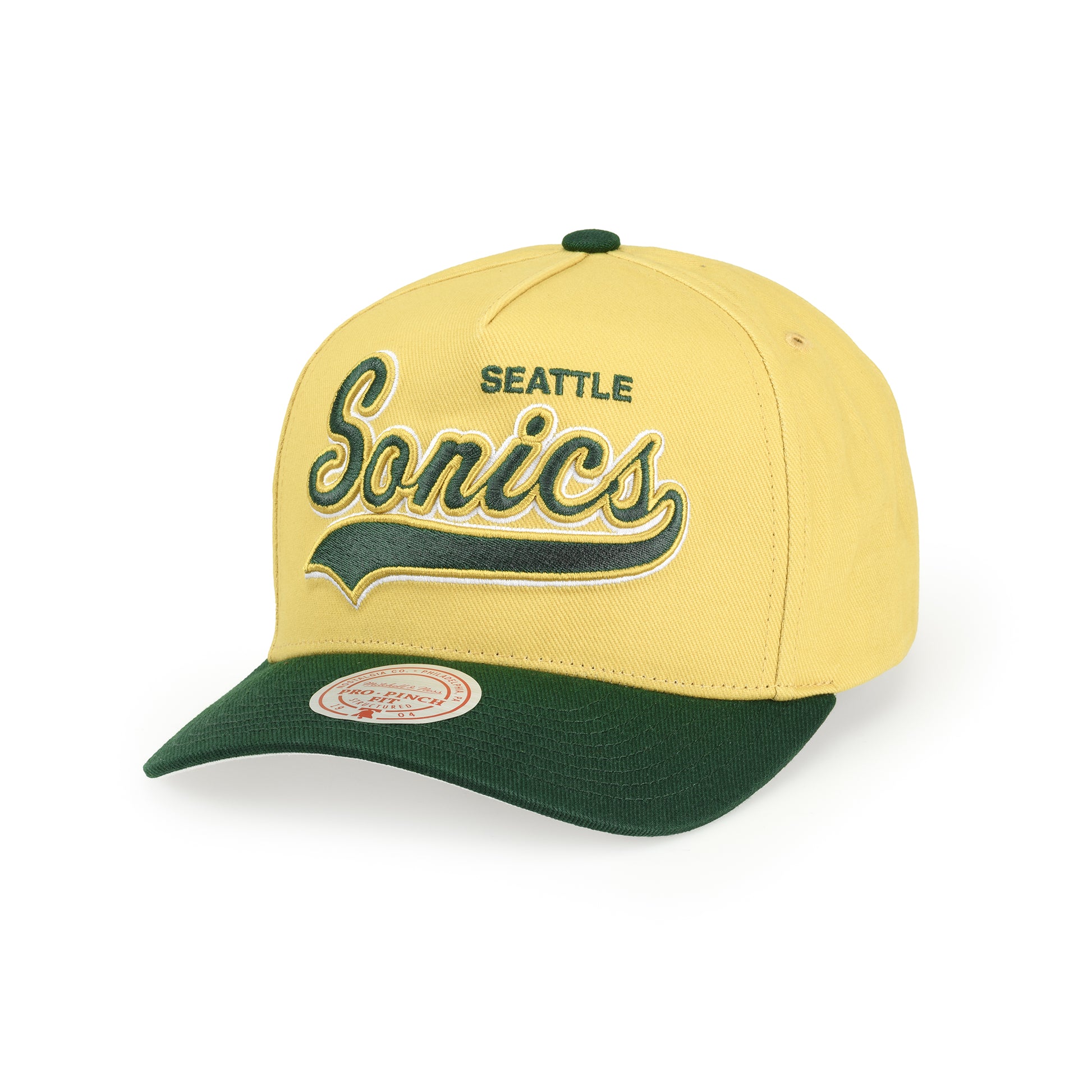 Harvest Gold Pro Crown Seattle Supersonics - Gold/Green