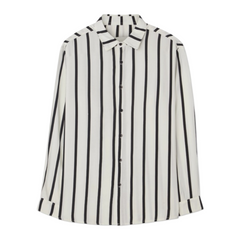 Hooper Shirt Stripe - Stripe White Black