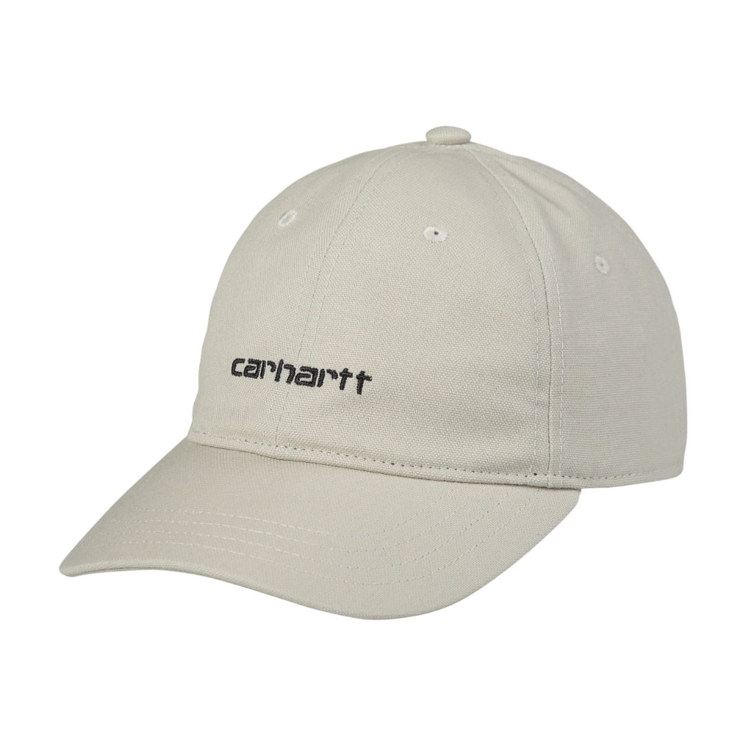 Canvas Script Cap - White/Black