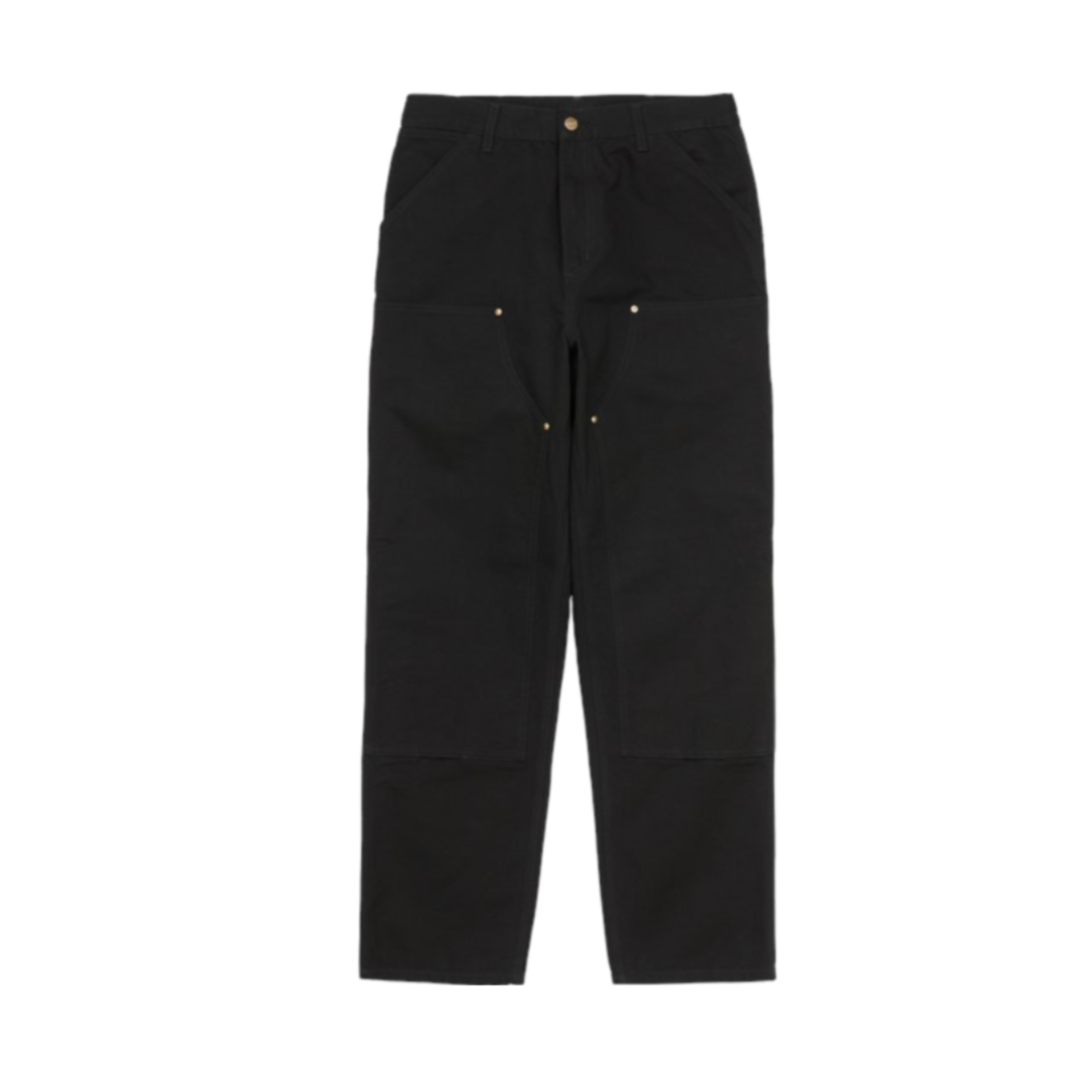 Double Knee Pant - Black rinsed