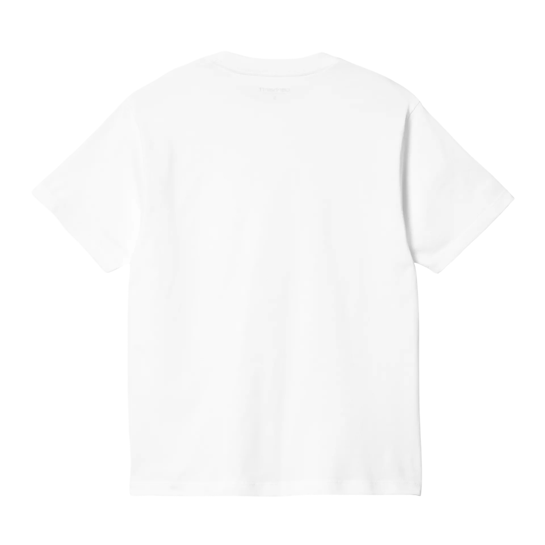 Pocket Heart Short-sleeve T-Shirt - White/Red