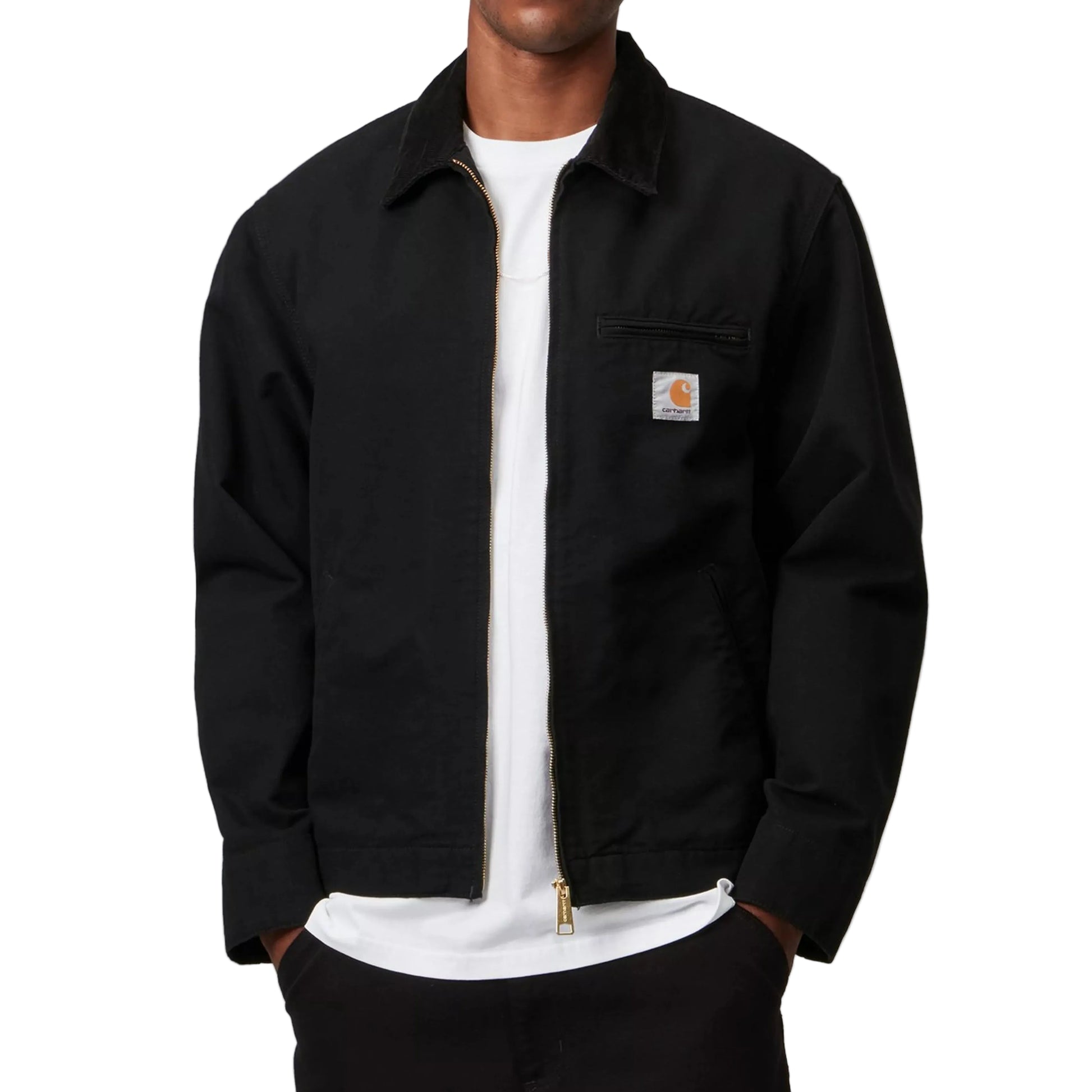 Detroit Jacket - Black/Black Rinsed