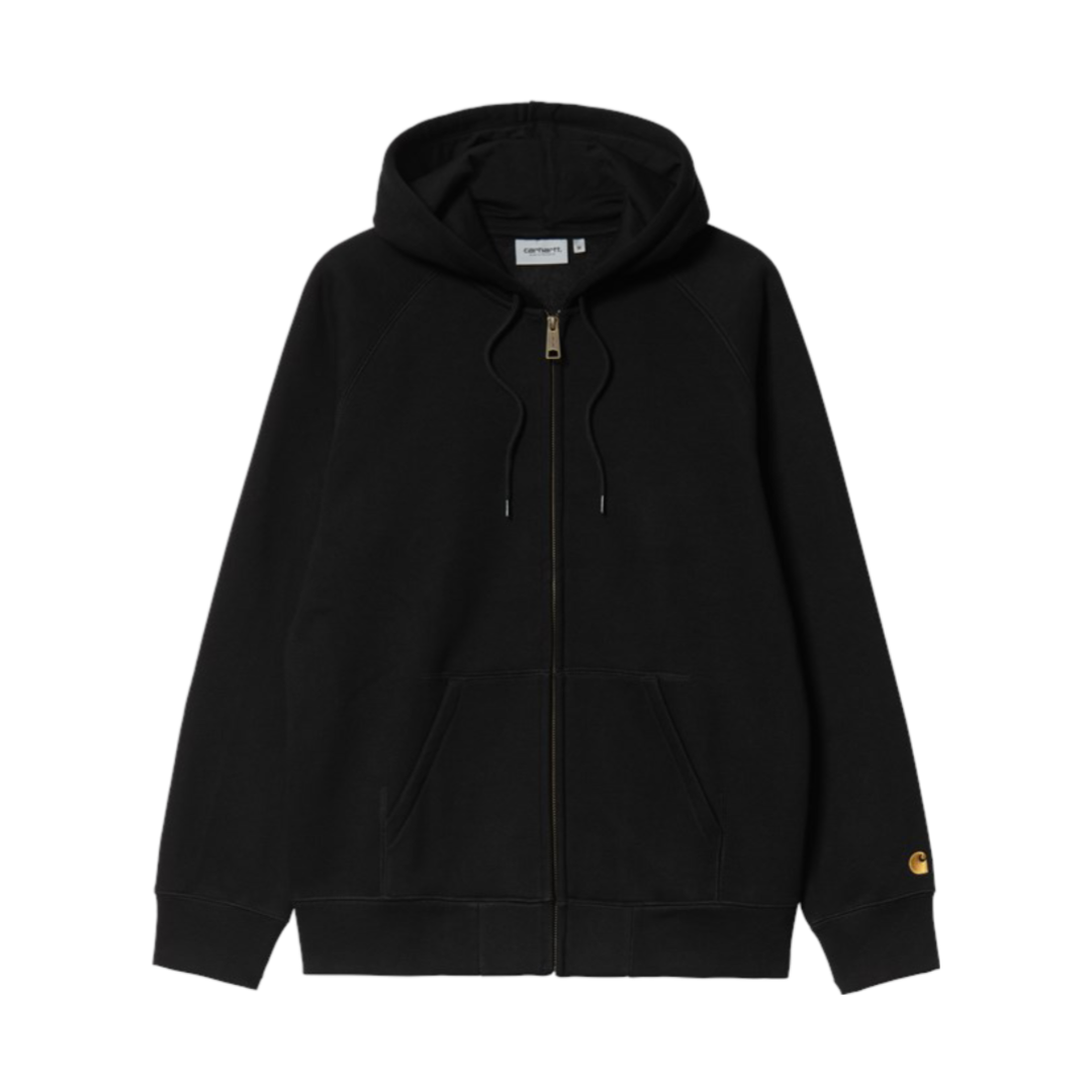 Hooded Chase Jacket - Black/Gold