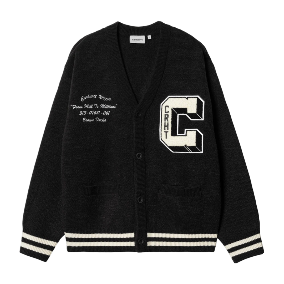 Brown Ducks Cardigan - Black/Wax