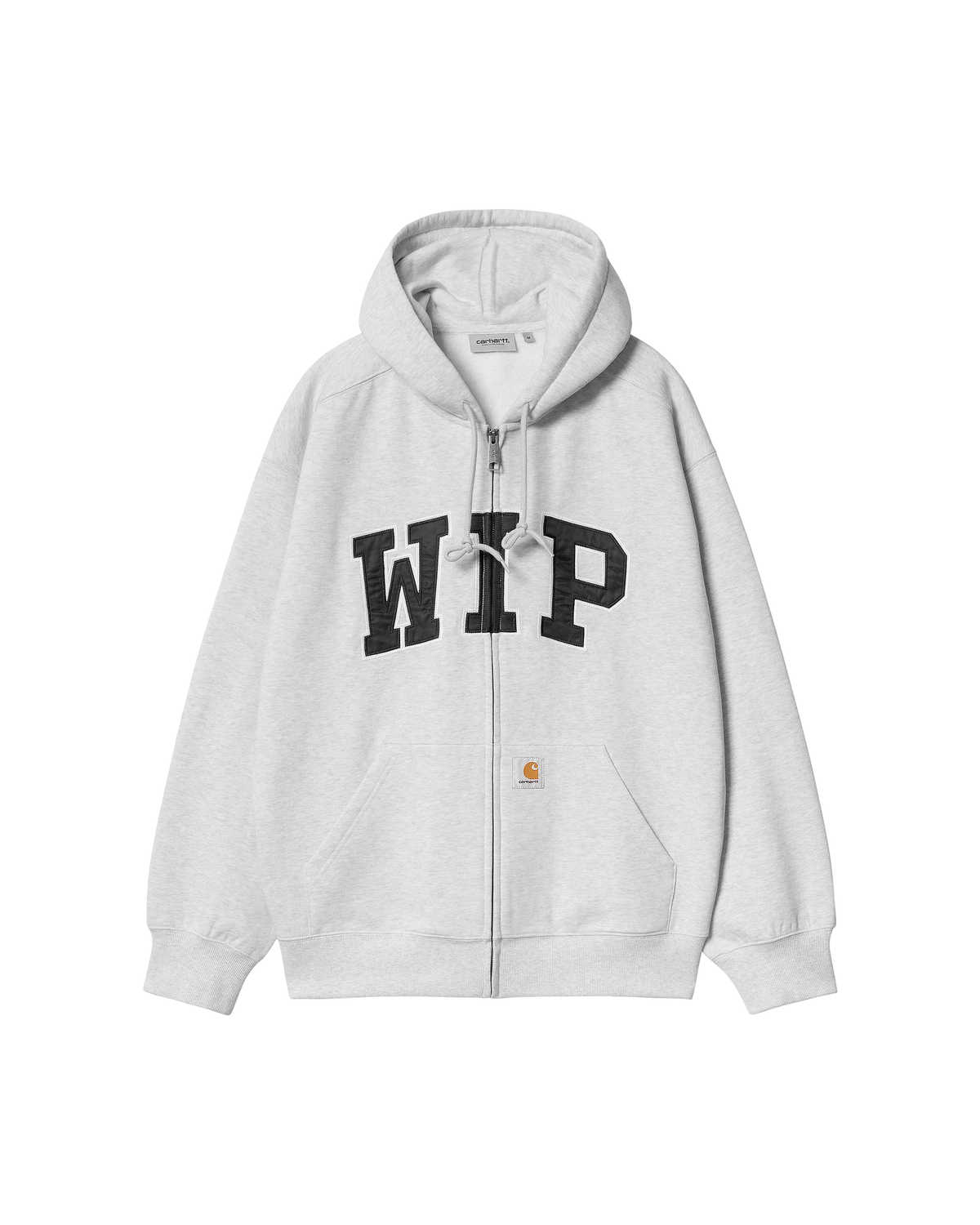 Hooded WIP Sweat Jacket - AshHeather
