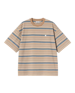 S/S Zane T-Shirt - Zane Stripe Peanut