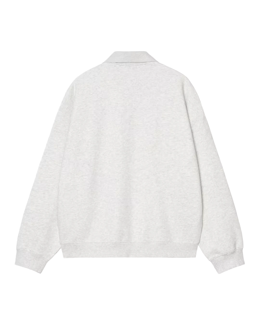 WIP Label Polo Sweat - Ash Heather