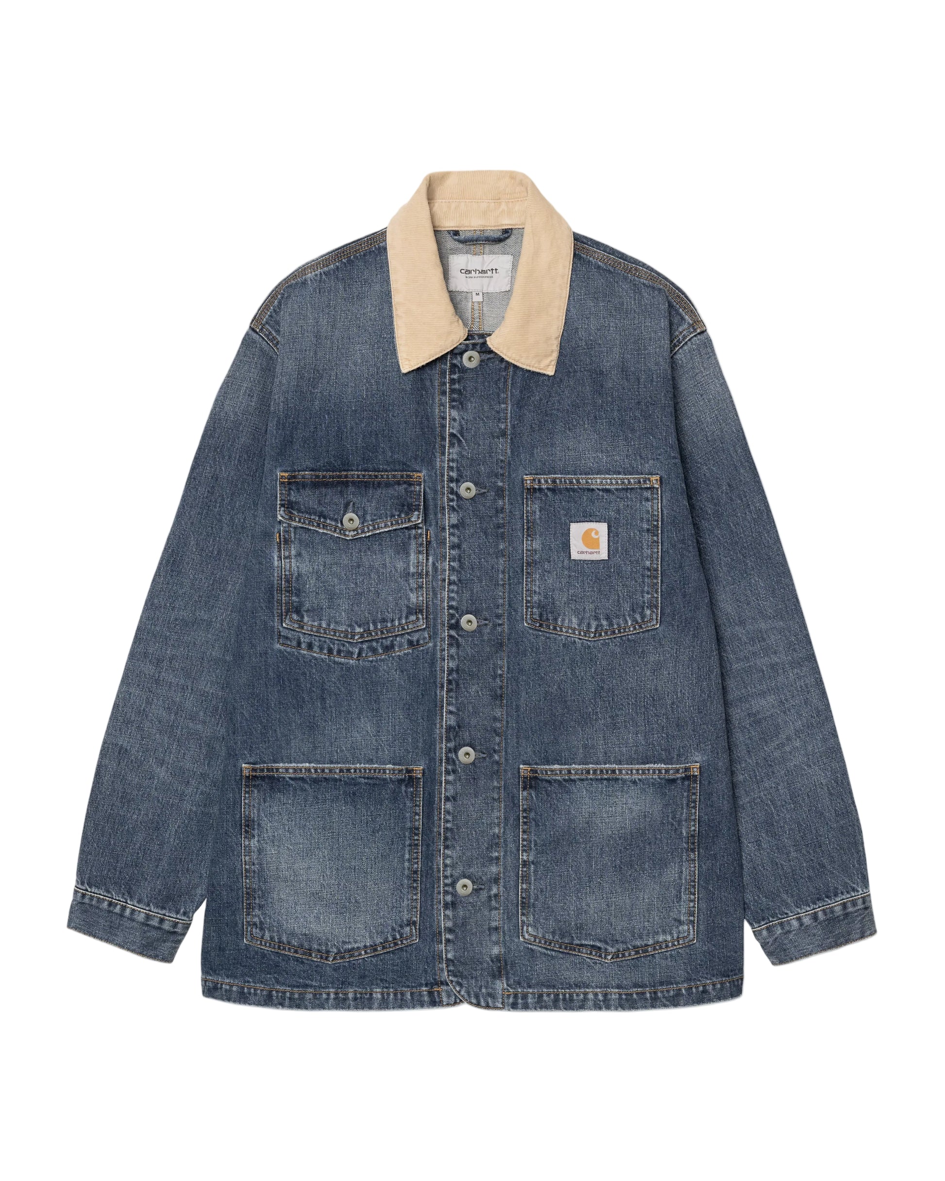 Warren Chore Coat - Blue/Dusty H Brown