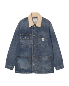 Warren Chore Coat - Blue/Dusty H Brown