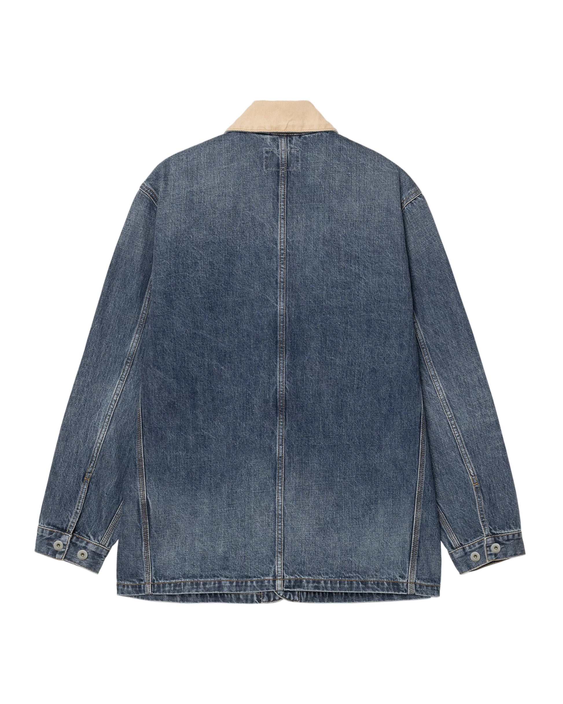Warren Chore Coat - Blue/Dusty H Brown