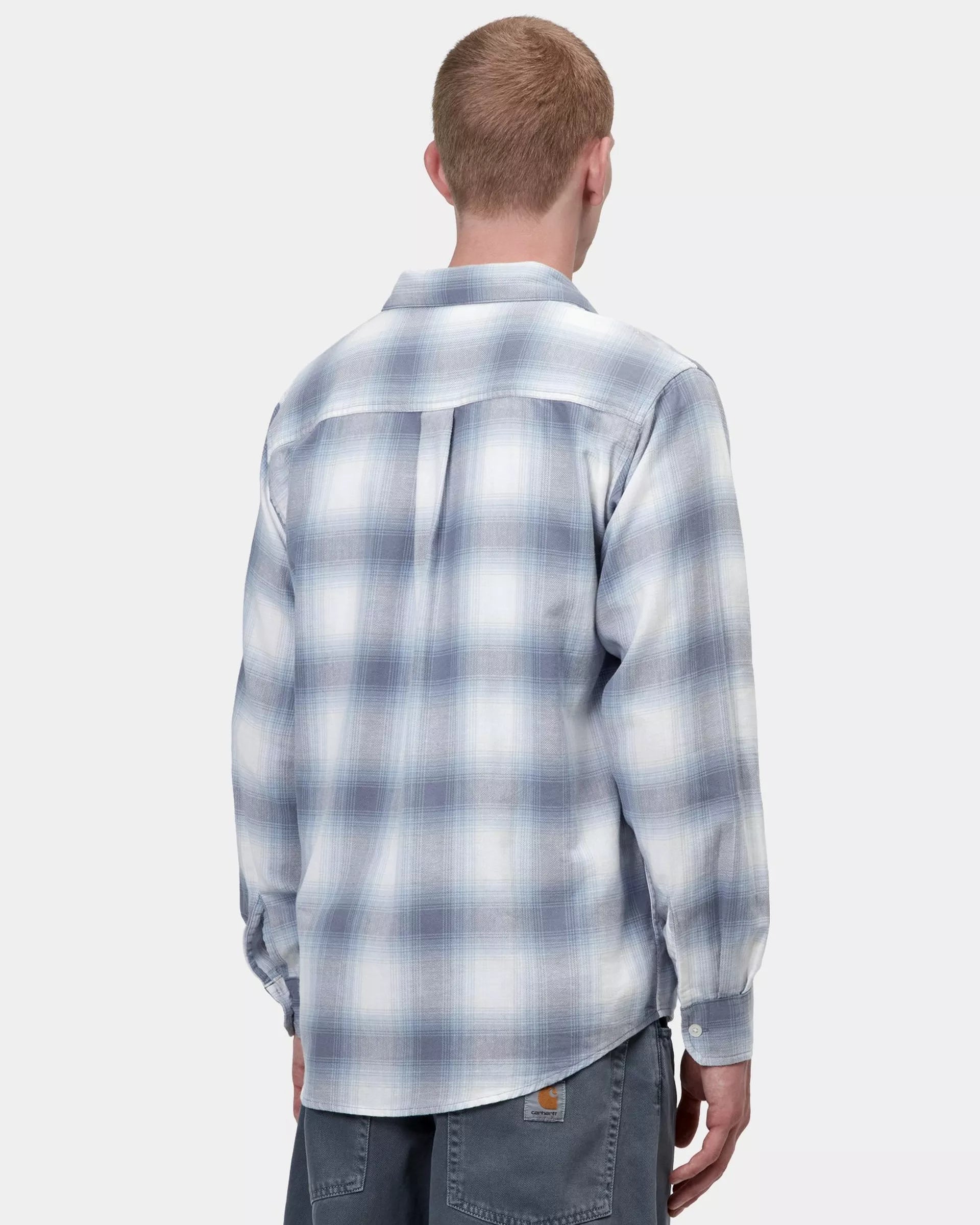 L/S Tyers Shirt - Tyers Check, Shady Blue