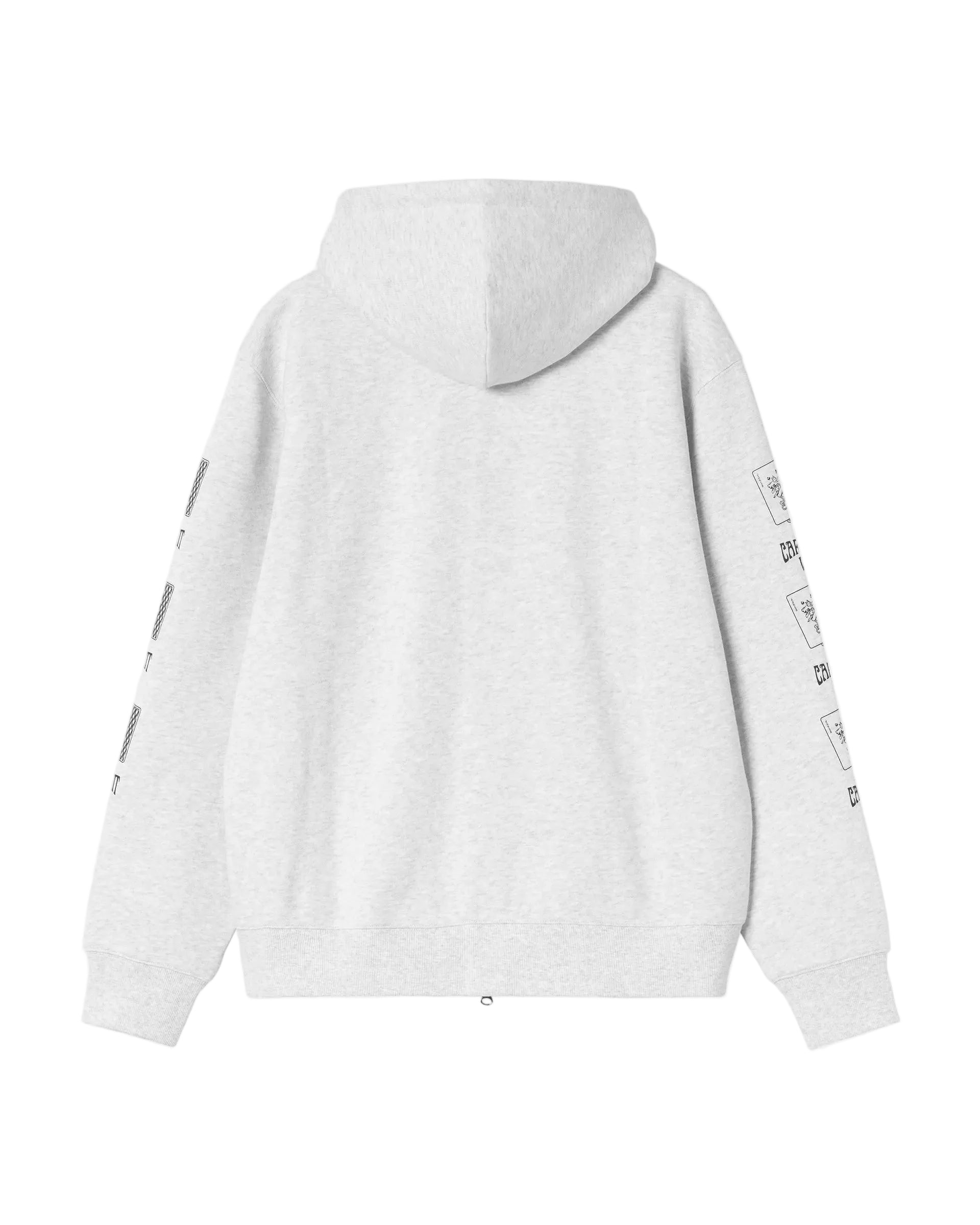 Hooded Playing Cards Jacket - Ash Heather