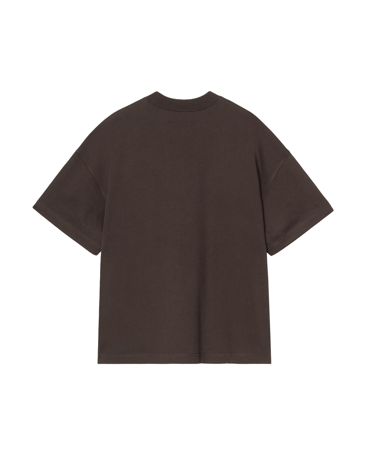 S/S Chapter Script T-Shirt - Tobacco/White