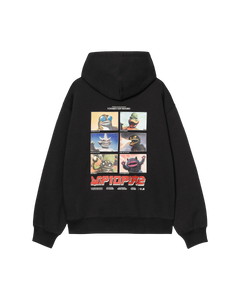 Hooded Wiptopia II Sweat - Black