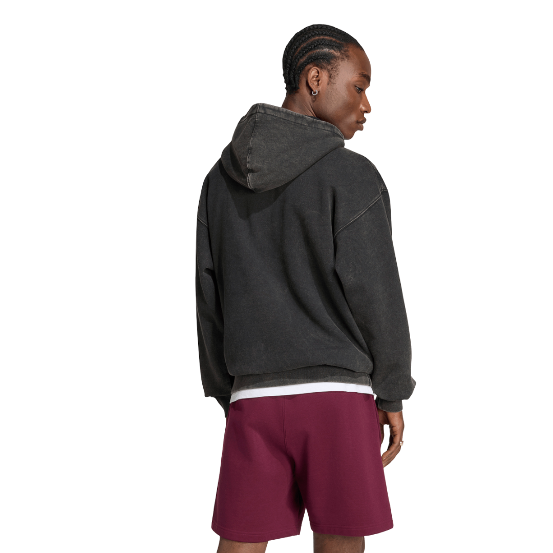 Essential Washed Hood - Black