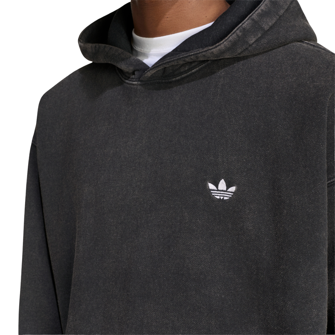 Essential Washed Hood - Black