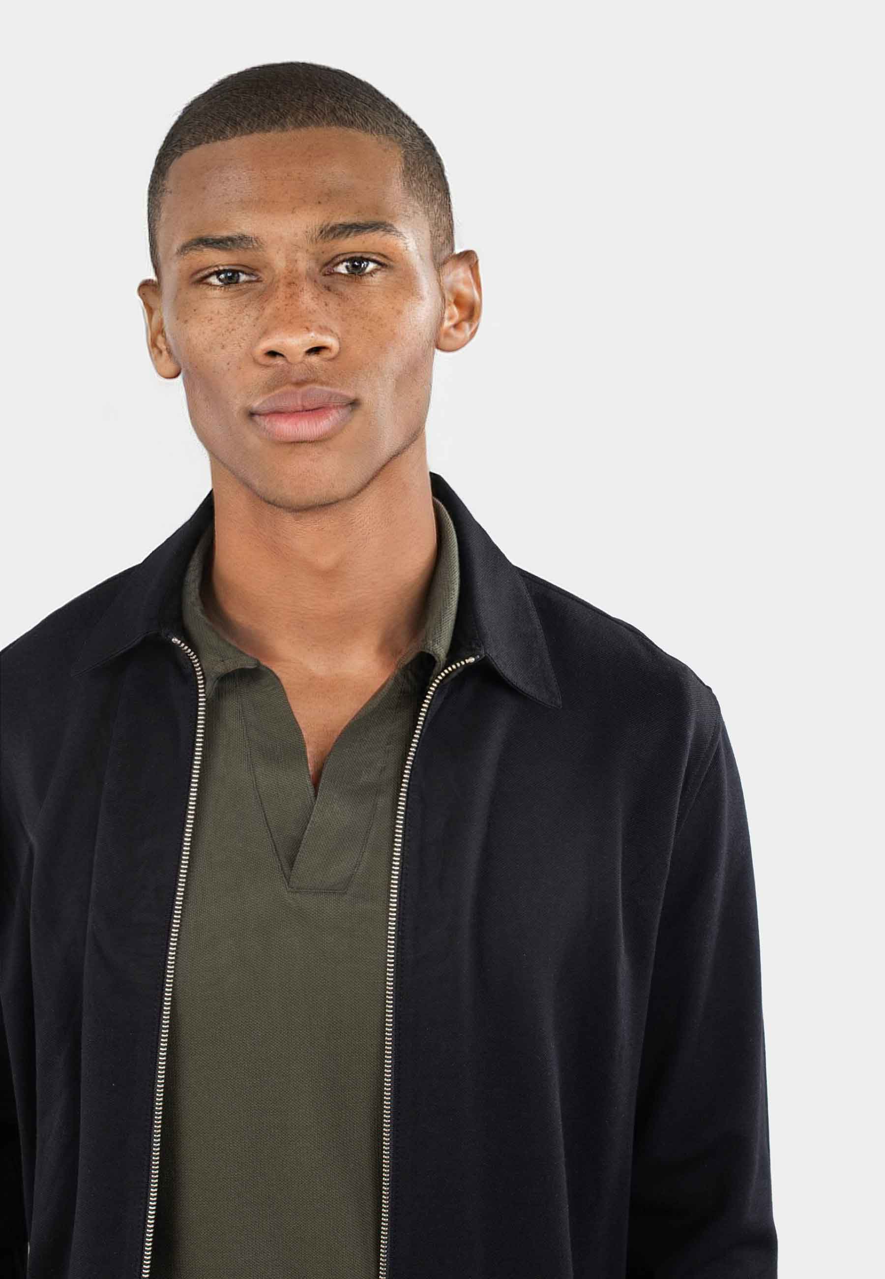 Aden Superior Strech Overshirt - Black
