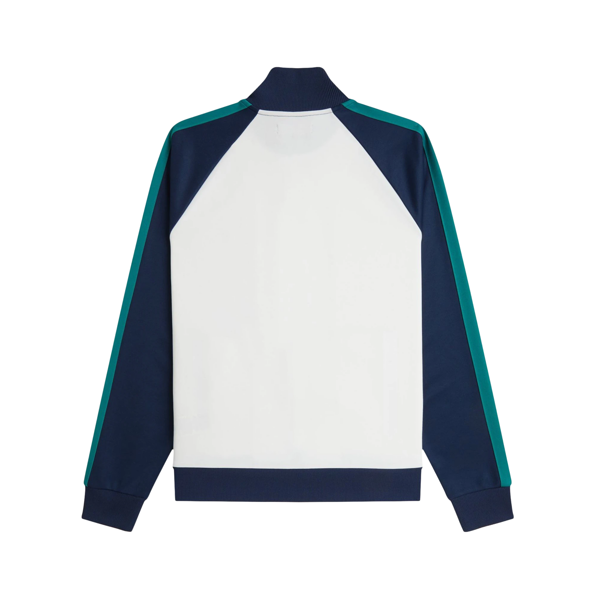 Contrast Sleeve Track Jacket - Snow White