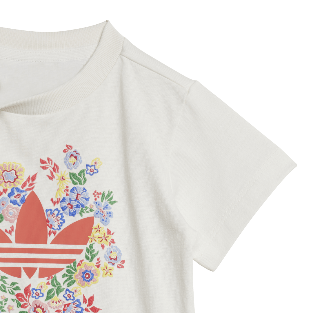 Kids Short Tee Set - Cloud White