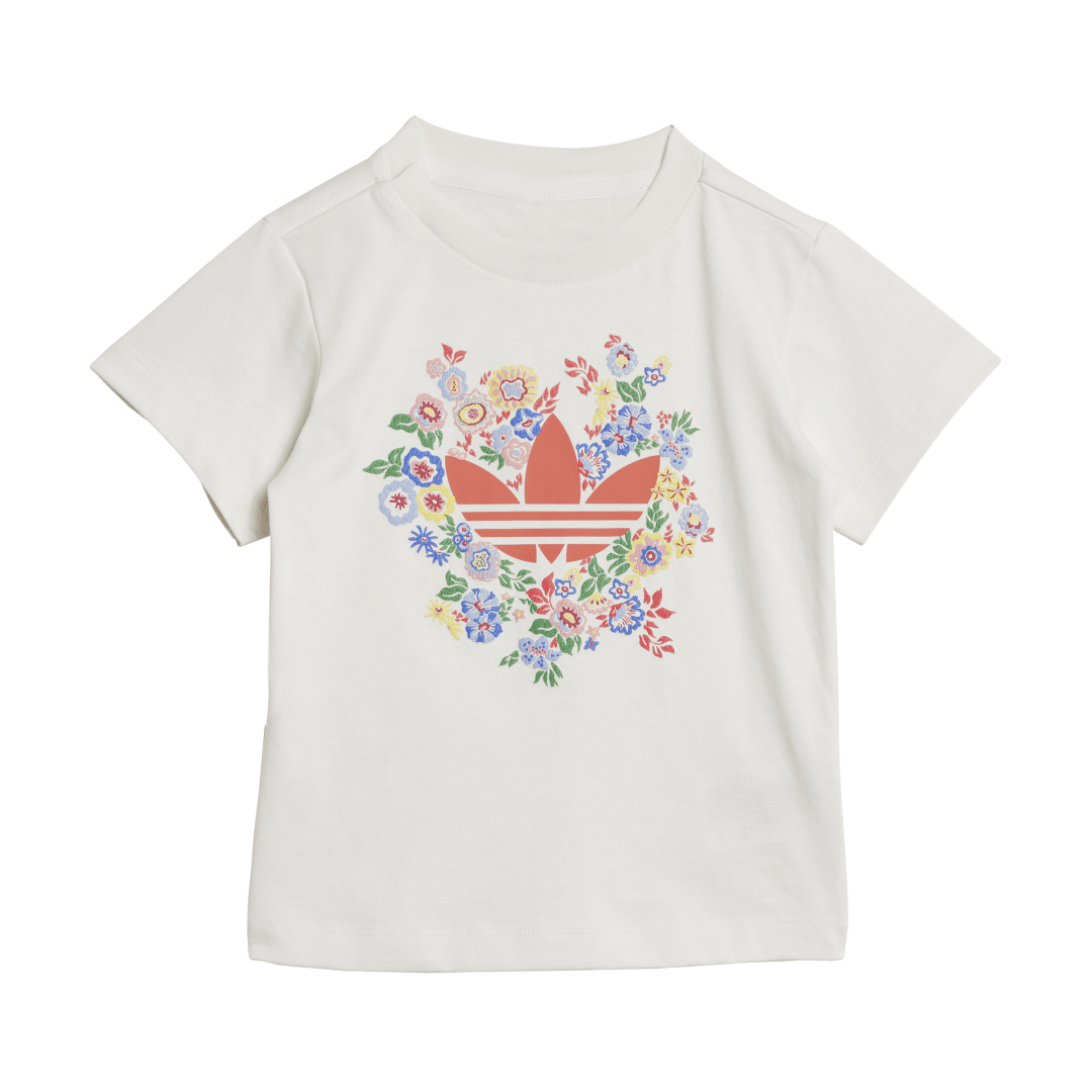Kids Short Tee Set - Cloud White