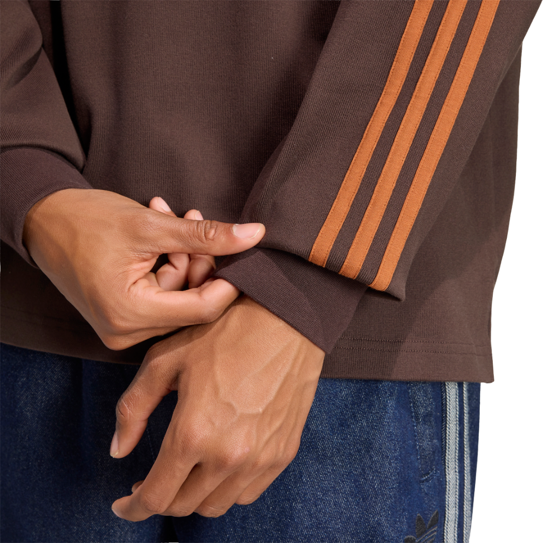 3Stripe Pullover - Aurora Coffee