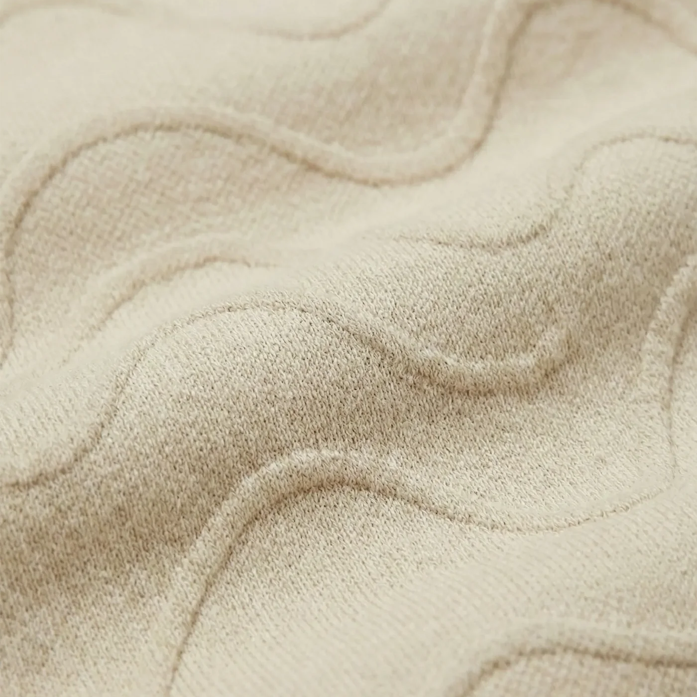 Karlo jaquard shirt - Ecru/beige