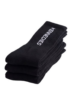 Triple socks - Black/white logo